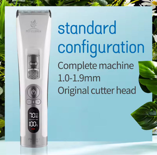 Fenice Electrical Pet Clipper Machine Dog Hair Clippers Grooming Animals Haircut Trimmer Shaver Set Pets Cordless Rechargeable